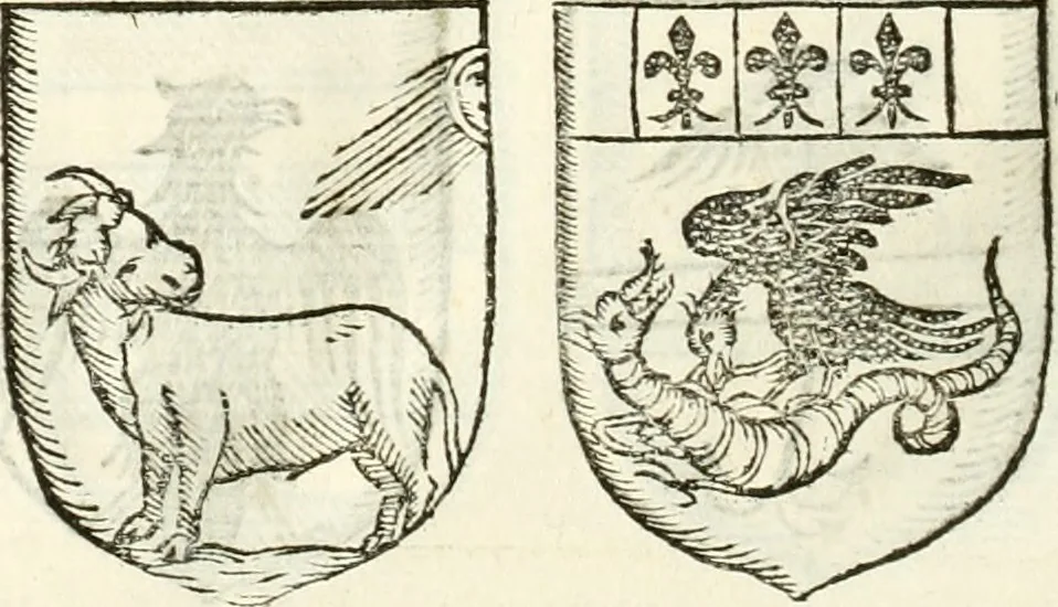 An illustration from Supplemento istorico dell'antica città di Forlì : in cui si descriue la provincia di Romagna ... : con la serie in fine dell' armi gentilizie di tutte le famiglie nobili viuenti, & alcune dell' estinte, e col catalogo de' vescoui e gouernatori ecclesiastici della medesima citta, 1678, leaf 831