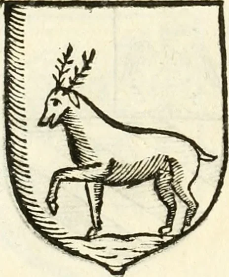 An illustration from Supplemento istorico dell'antica città di Forlì : in cui si descriue la provincia di Romagna ... : con la serie in fine dell' armi gentilizie di tutte le famiglie nobili viuenti, & alcune dell' estinte, e col catalogo de' vescoui e gouernatori ecclesiastici della medesima citta, 1678, leaf 833