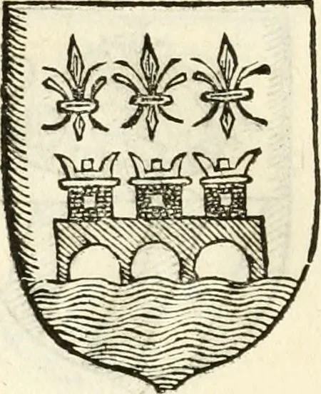 An illustration from Supplemento istorico dell'antica città di Forlì : in cui si descriue la provincia di Romagna ... : con la serie in fine dell' armi gentilizie di tutte le famiglie nobili viuenti, & alcune dell' estinte, e col catalogo de' vescoui e gouernatori ecclesiastici della medesima citta, 1678, leaf 833
