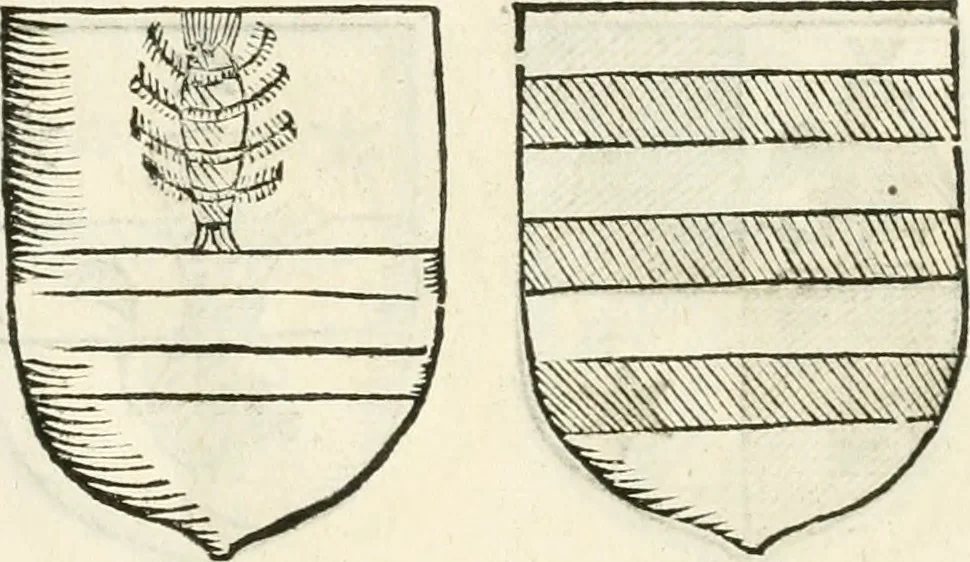 An illustration from Supplemento istorico dell'antica città di Forlì : in cui si descriue la provincia di Romagna ... : con la serie in fine dell' armi gentilizie di tutte le famiglie nobili viuenti, & alcune dell' estinte, e col catalogo de' vescoui e gouernatori ecclesiastici della medesima citta, 1678, leaf 834
