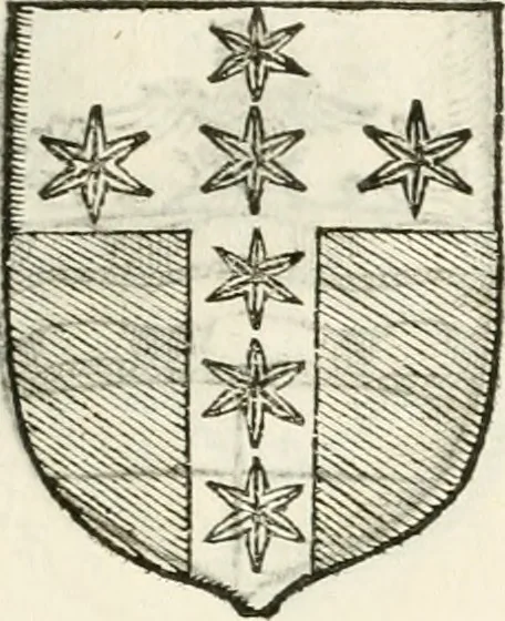 An illustration from Supplemento istorico dell'antica città di Forlì : in cui si descriue la provincia di Romagna ... : con la serie in fine dell' armi gentilizie di tutte le famiglie nobili viuenti, & alcune dell' estinte, e col catalogo de' vescoui e gouernatori ecclesiastici della medesima citta, 1678, leaf 836