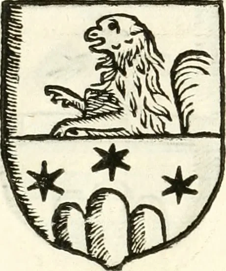 An illustration from Supplemento istorico dell'antica città di Forlì : in cui si descriue la provincia di Romagna ... : con la serie in fine dell' armi gentilizie di tutte le famiglie nobili viuenti, & alcune dell' estinte, e col catalogo de' vescoui e gouernatori ecclesiastici della medesima citta, 1678, leaf 837