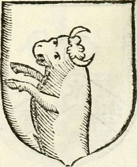 An illustration from Supplemento istorico dell'antica città di Forlì : in cui si descriue la provincia di Romagna ... : con la serie in fine dell' armi gentilizie di tutte le famiglie nobili viuenti, & alcune dell' estinte, e col catalogo de' vescoui e gouernatori ecclesiastici della medesima citta, 1678, leaf 837