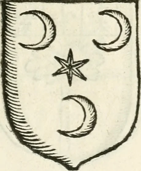 An illustration from Supplemento istorico dell'antica città di Forlì : in cui si descriue la provincia di Romagna ... : con la serie in fine dell' armi gentilizie di tutte le famiglie nobili viuenti, & alcune dell' estinte, e col catalogo de' vescoui e gouernatori ecclesiastici della medesima citta, 1678, leaf 838