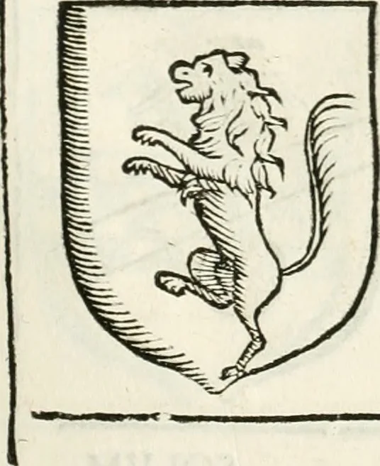 An illustration from Supplemento istorico dell'antica città di Forlì : in cui si descriue la provincia di Romagna ... : con la serie in fine dell' armi gentilizie di tutte le famiglie nobili viuenti, & alcune dell' estinte, e col catalogo de' vescoui e gouernatori ecclesiastici della medesima citta, 1678, leaf 840