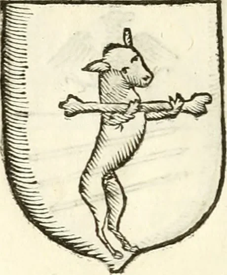 An illustration from Supplemento istorico dell'antica città di Forlì : in cui si descriue la provincia di Romagna ... : con la serie in fine dell' armi gentilizie di tutte le famiglie nobili viuenti, & alcune dell' estinte, e col catalogo de' vescoui e gouernatori ecclesiastici della medesima citta, 1678, leaf 841