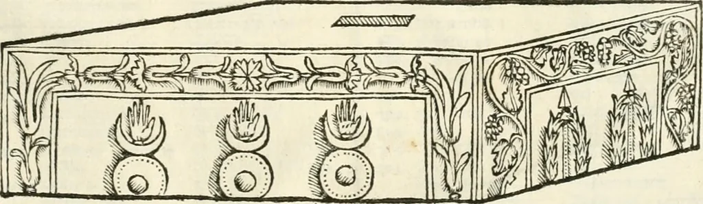 An illustration from Supplemento istorico dell'antica città di Forlì : in cui si descriue la provincia di Romagna ... : con la serie in fine dell' armi gentilizie di tutte le famiglie nobili viuenti, & alcune dell' estinte, e col catalogo de' vescoui e gouernatori ecclesiastici della medesima citta, 1678, leaf 970
