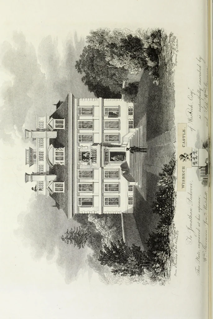 An illustration from A supplement to the second edition of Mr. Bentham's History & antiquities of the cathedral & conventual church of Ely : comprising enlarged accounts of the monastery, lady chapel, Prior Crawden's chapel, the palaces and other buildings connected with the See and the church : with lists of the chancellors, vicars general, officials, commissaries, chief justices of the Isle of Ely, &c. : also, notes, architectural, biographical, historical and explanatory, 1817, leaf 125