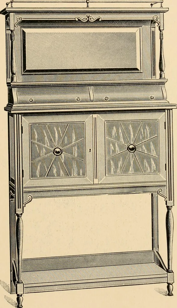 An illustration from Supplement to spring catalogue : desks, cabinets, bookcases for the fall trade / Clark Bros. & Co., 1886, leaf 10