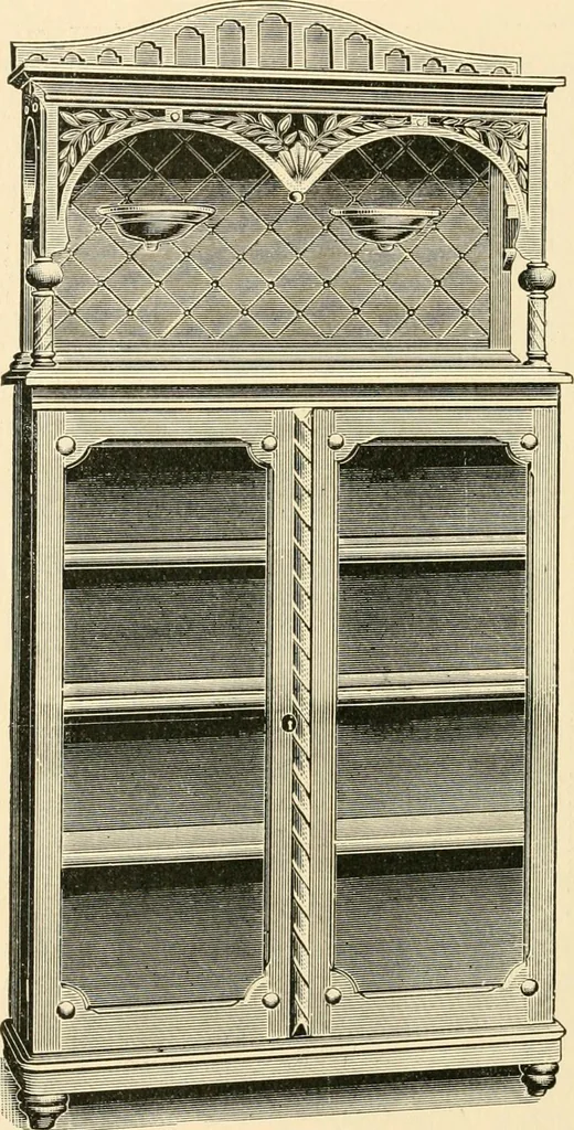An illustration from Supplement to spring catalogue : desks, cabinets, bookcases for the fall trade / Clark Bros. & Co., 1886, leaf 11