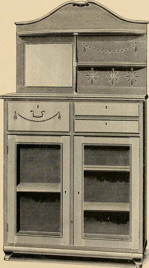 An illustration from Supplement to spring catalogue : desks, cabinets, bookcases for the fall trade / Clark Bros. & Co., 1886, leaf 12