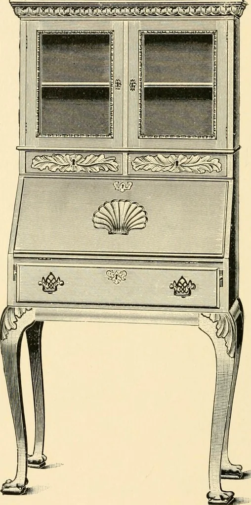 An illustration from Supplement to spring catalogue : desks, cabinets, bookcases for the fall trade / Clark Bros. & Co., 1886, leaf 13