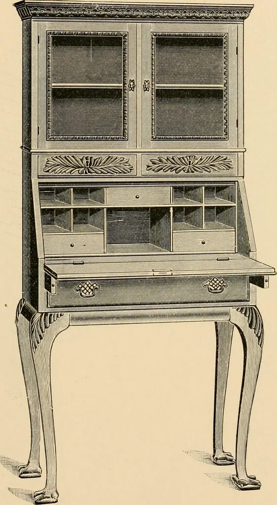 An illustration from Supplement to spring catalogue : desks, cabinets, bookcases for the fall trade / Clark Bros. & Co., 1886, leaf 14