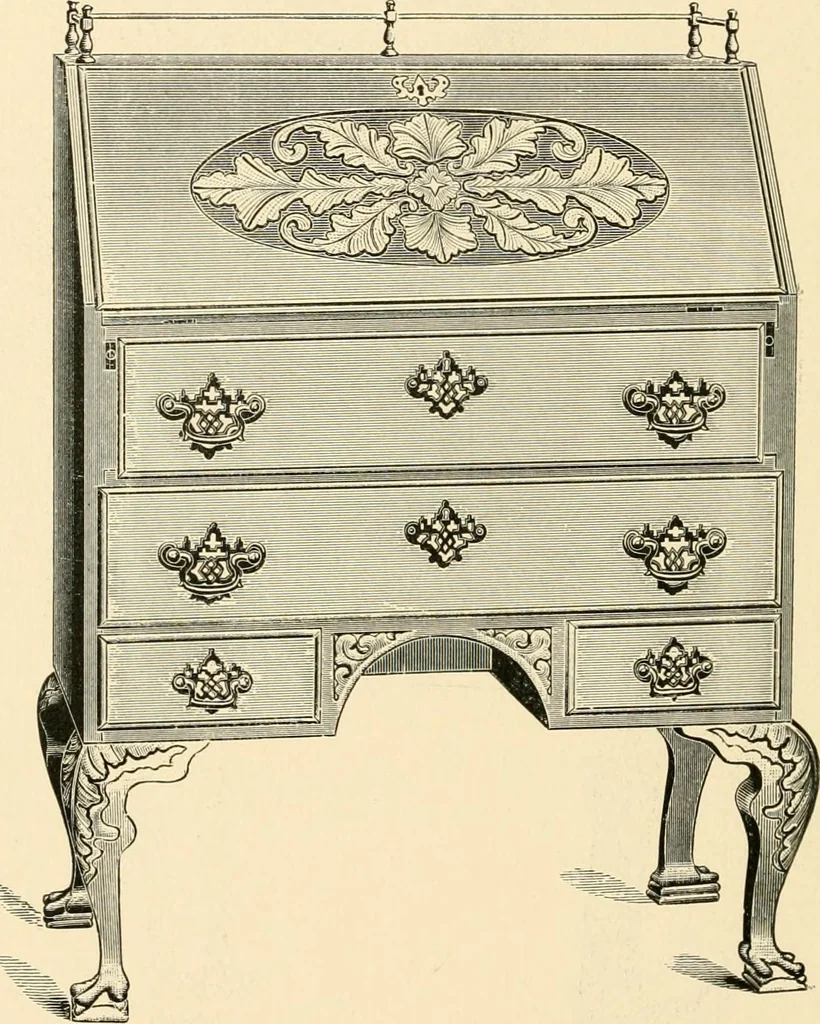 An illustration from Supplement to spring catalogue : desks, cabinets, bookcases for the fall trade / Clark Bros. & Co., 1886, leaf 15