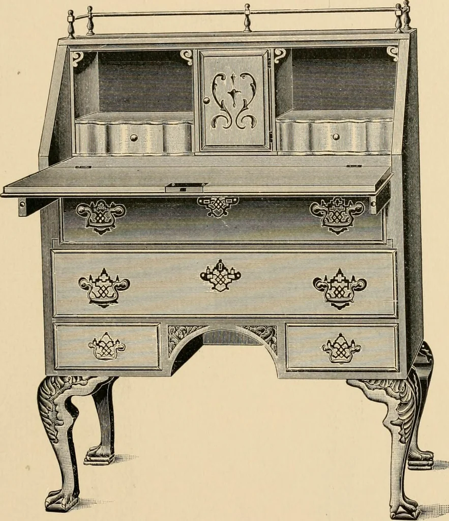 An illustration from Supplement to spring catalogue : desks, cabinets, bookcases for the fall trade / Clark Bros. & Co., 1886, leaf 16