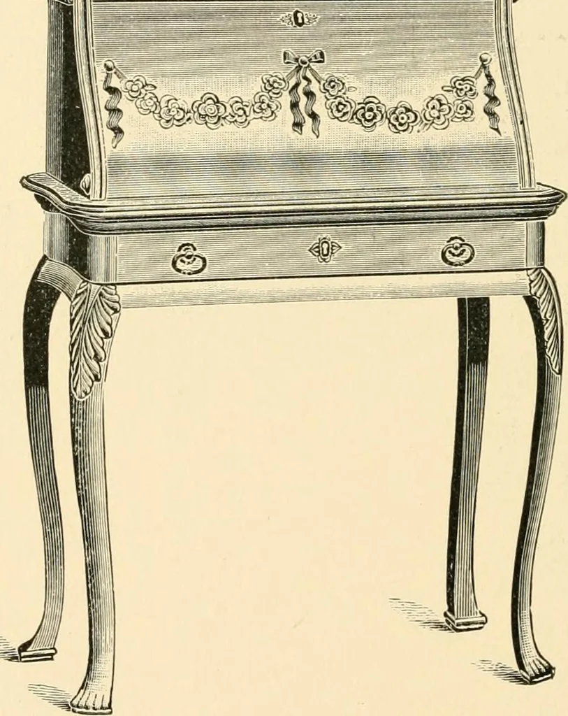 An illustration from Supplement to spring catalogue : desks, cabinets, bookcases for the fall trade / Clark Bros. & Co., 1886, leaf 17