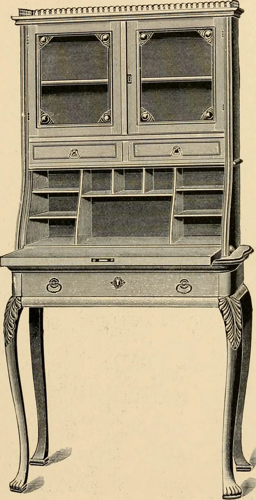 An illustration from Supplement to spring catalogue : desks, cabinets, bookcases for the fall trade / Clark Bros. & Co., 1886, leaf 18