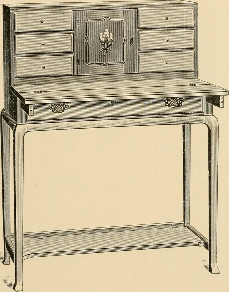 An illustration from Supplement to spring catalogue : desks, cabinets, bookcases for the fall trade / Clark Bros. & Co., 1886, leaf 22