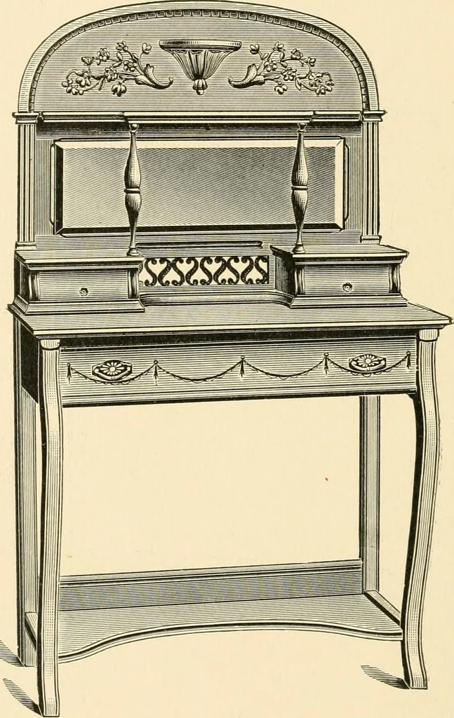 An illustration from Supplement to spring catalogue : desks, cabinets, bookcases for the fall trade / Clark Bros. & Co., 1886, leaf 23