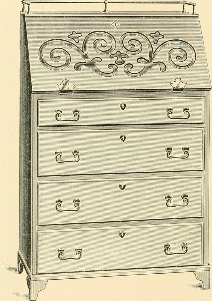 An illustration from Supplement to spring catalogue : desks, cabinets, bookcases for the fall trade / Clark Bros. & Co., 1886, leaf 25