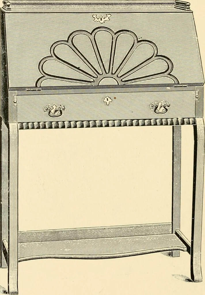 An illustration from Supplement to spring catalogue : desks, cabinets, bookcases for the fall trade / Clark Bros. & Co., 1886, leaf 27