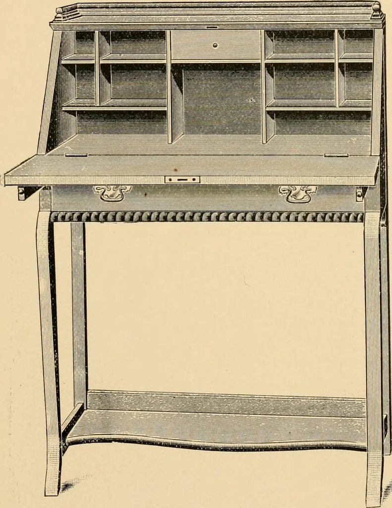 An illustration from Supplement to spring catalogue : desks, cabinets, bookcases for the fall trade / Clark Bros. & Co., 1886, leaf 28