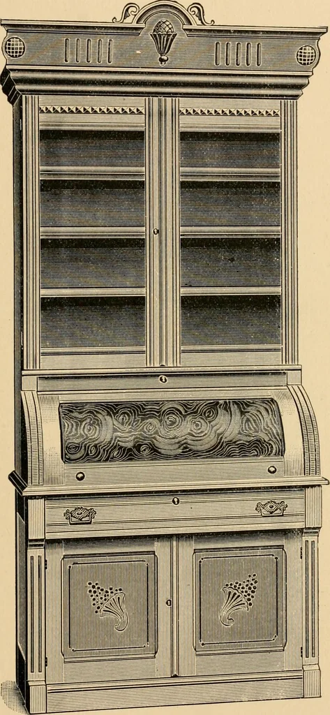 An illustration from Supplement to spring catalogue : desks, cabinets, bookcases for the fall trade / Clark Bros. & Co., 1886, leaf 32