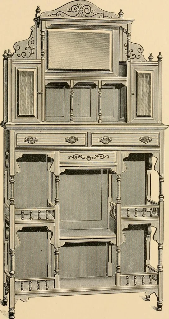 An illustration from Supplement to spring catalogue : desks, cabinets, bookcases for the fall trade / Clark Bros. & Co., 1886, leaf 6
