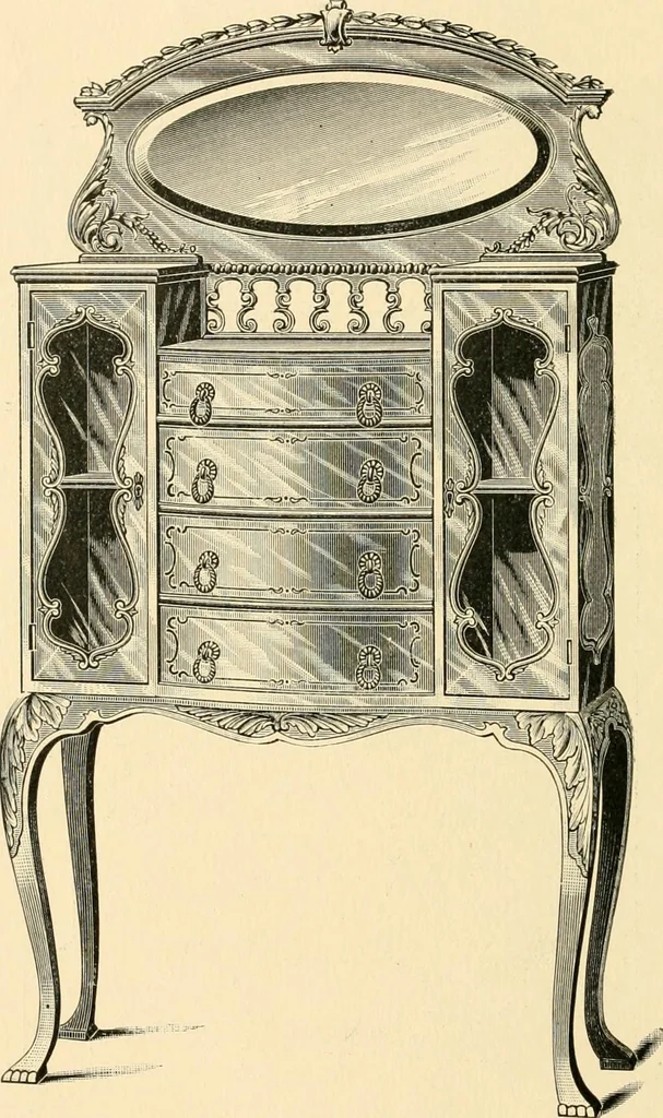 An illustration from Supplement to spring catalogue : desks, cabinets, bookcases for the fall trade / Clark Bros. & Co., 1886, leaf 7