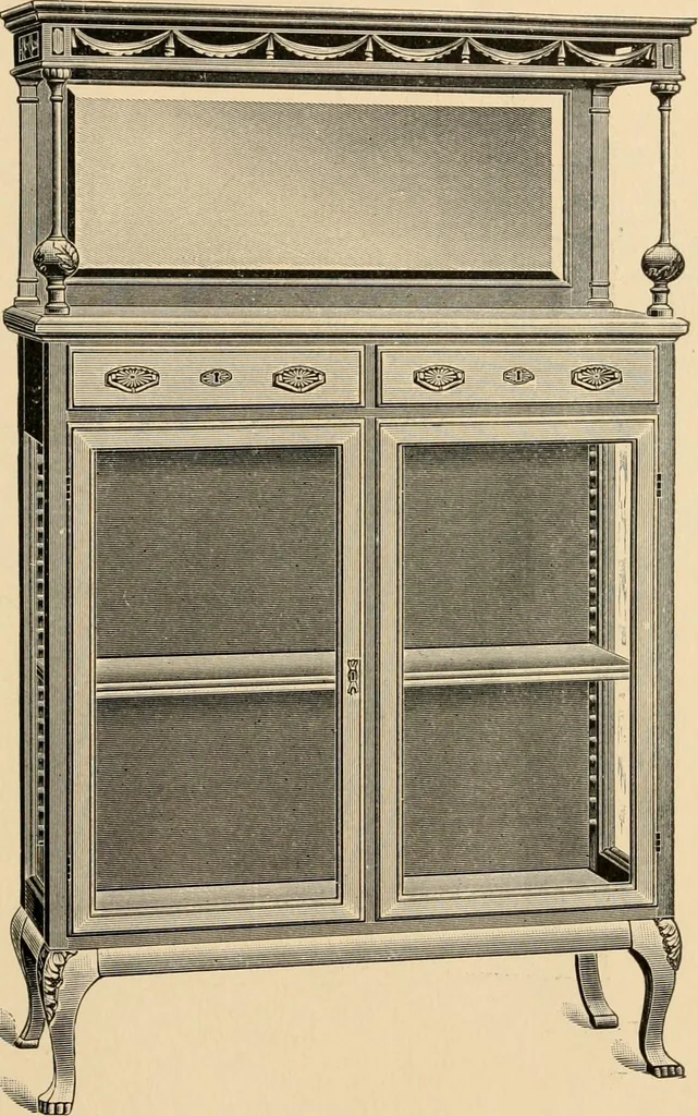 An illustration from Supplement to spring catalogue : desks, cabinets, bookcases for the fall trade / Clark Bros. & Co., 1886, leaf 8