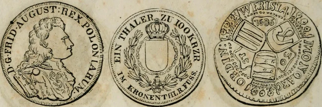 An illustration from Supplement to Thompson's Bank note reporter, containing 750 fac-similes of the various gold and silver coins, most generally found in circulation, 1850, leaf 37