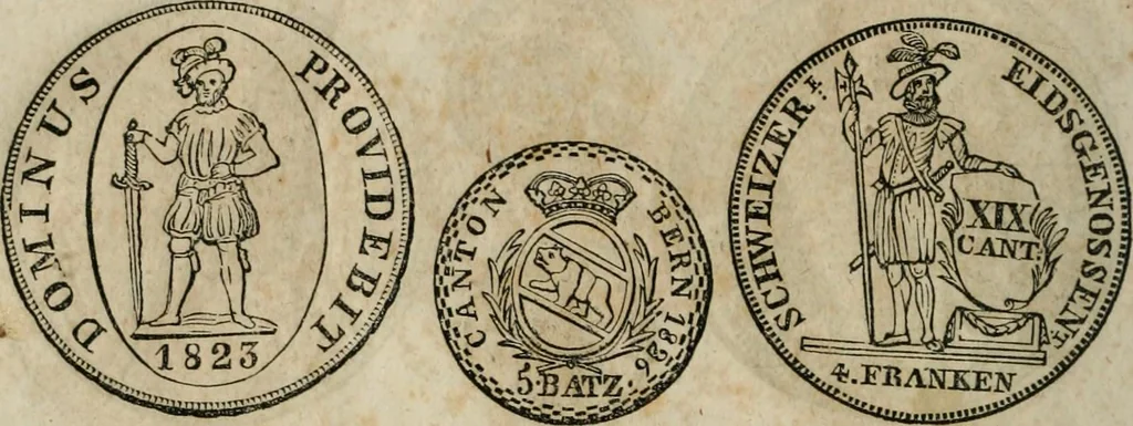 An illustration from Supplement to Thompson's Bank note reporter, containing 750 fac-similes of the various gold and silver coins, most generally found in circulation, 1850, leaf 43