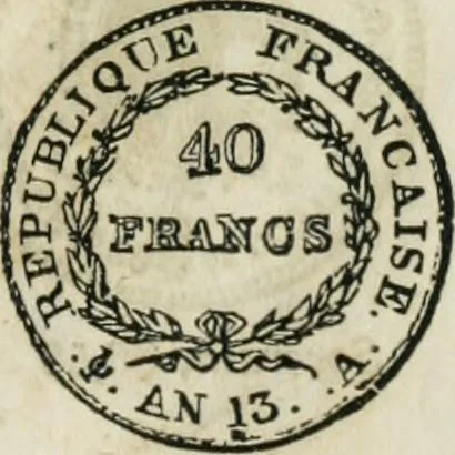 An illustration from Supplement to Thompson's Bank note reporter, containing 750 fac-similes of the various gold and silver coins, most generally found in circulation, 1850, leaf 6