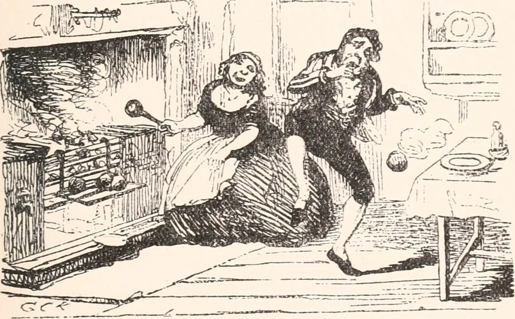 An illustration from Suppressed plates, wood engravings, &c., together with other curiosities germane thereto; being an account of certain matters peculiarly alluring to the collector, 1907, leaf 124