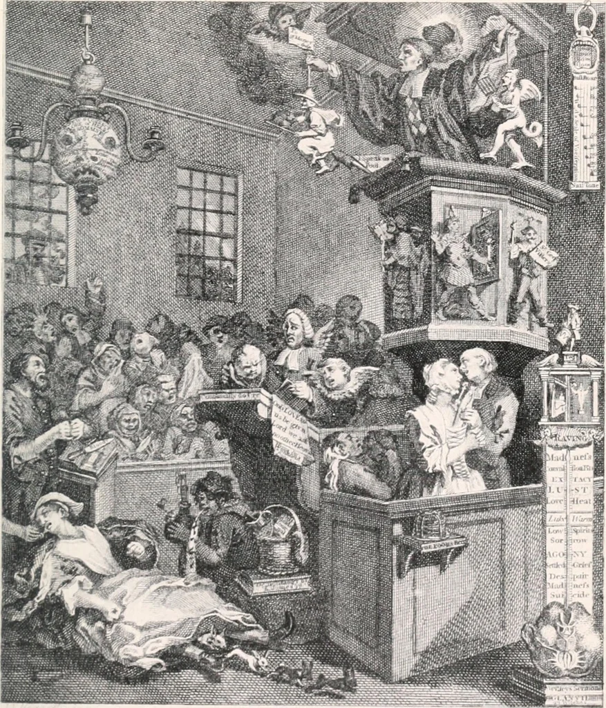 An illustration from Suppressed plates, wood engravings, &c., together with other curiosities germane thereto; being an account of certain matters peculiarly alluring to the collector, 1907, leaf 136