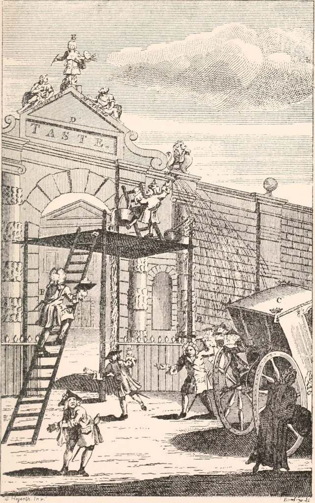 An illustration from Suppressed plates, wood engravings, &c., together with other curiosities germane thereto; being an account of certain matters peculiarly alluring to the collector, 1907, leaf 154