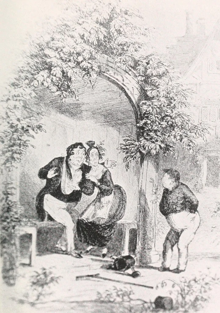 An illustration from Suppressed plates, wood engravings, &c., together with other curiosities germane thereto; being an account of certain matters peculiarly alluring to the collector, 1907, leaf 66