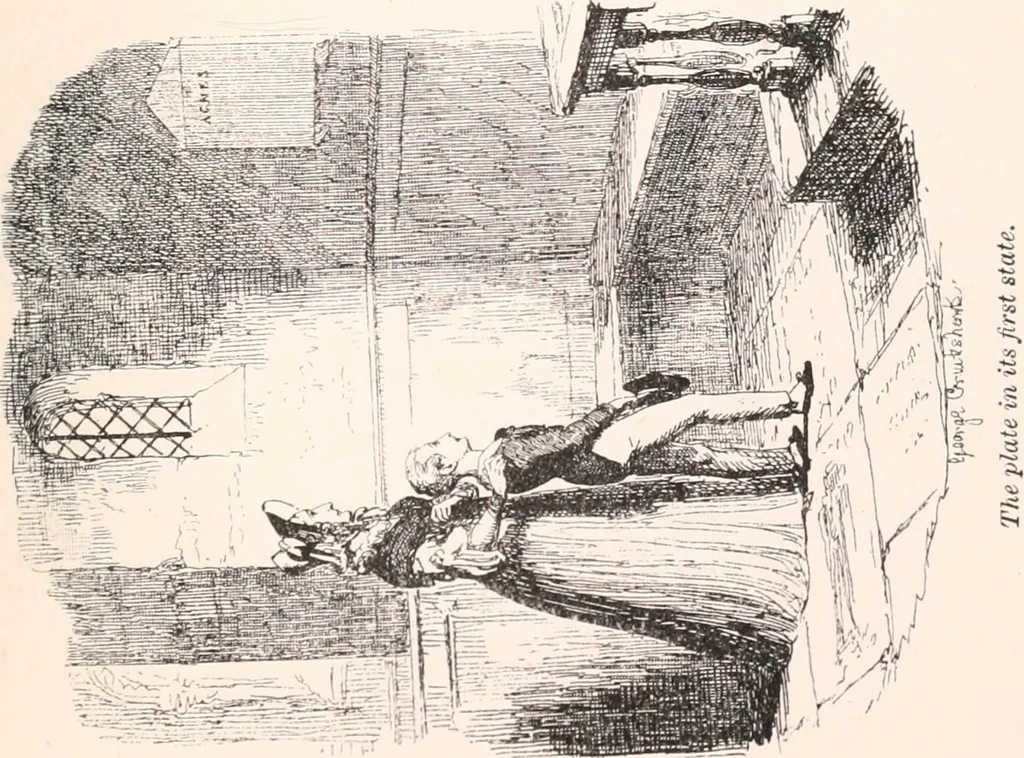 An illustration from Suppressed plates, wood engravings, &c., together with other curiosities germane thereto; being an account of certain matters peculiarly alluring to the collector, 1907, leaf 90