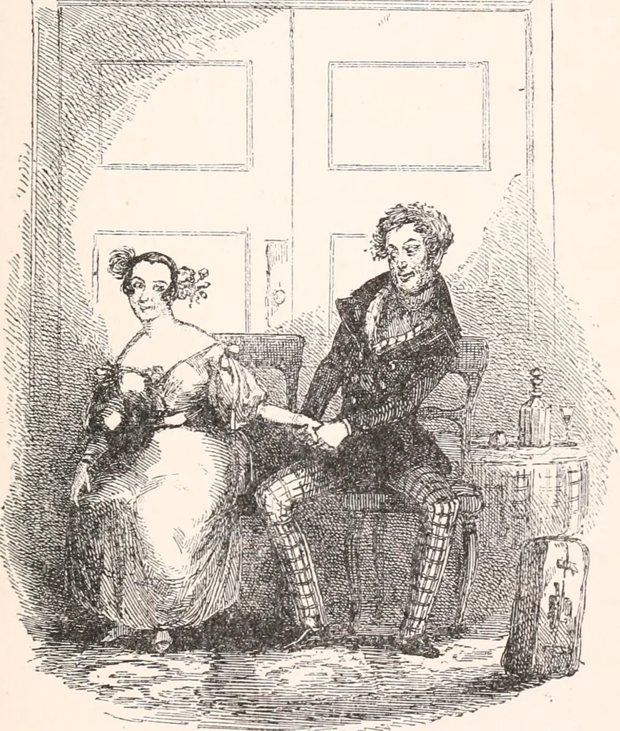An illustration from Suppressed plates, wood engravings, &c., together with other curiosities germane thereto; being an account of certain matters peculiarly alluring to the collector, 1907, leaf 94