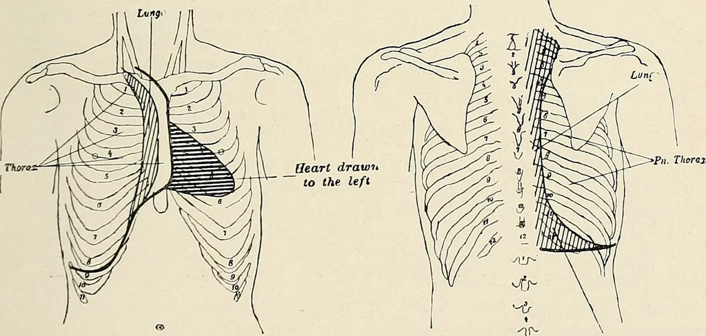 An illustration from Surgery of the lung, 1913, leaf 158