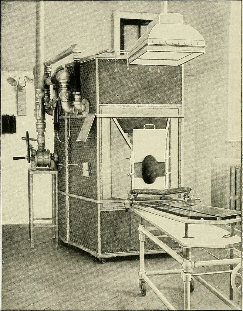 An illustration from Surgery of the lung, 1913, leaf 49