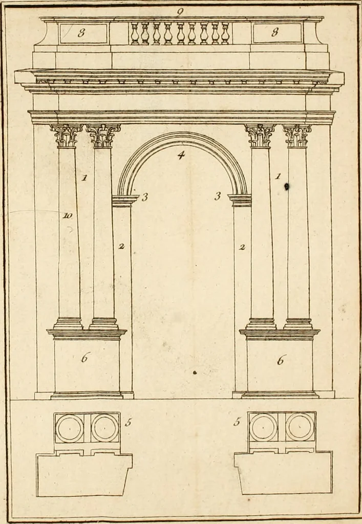 An illustration from Essai sur l'architecture, 1755, leaf 381
