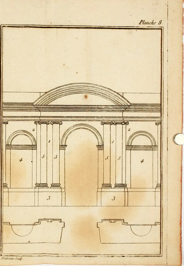 An illustration from Essai sur l'architecture, 1755, leaf 385