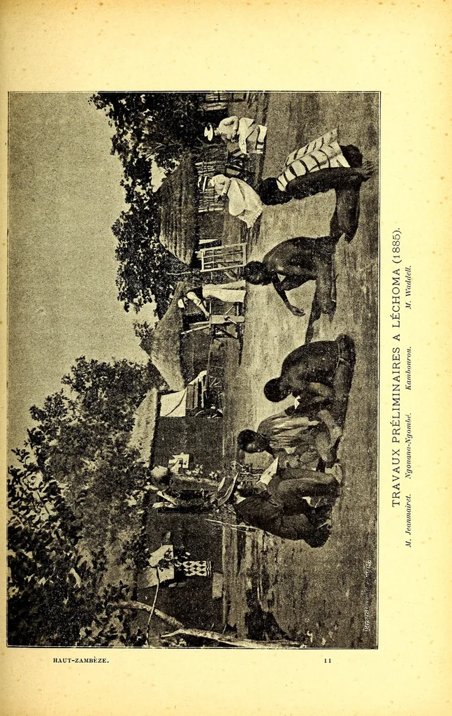 An illustration from Sur le Haut-Zambèze; voyages et travaux de mission, 1899, leaf 203