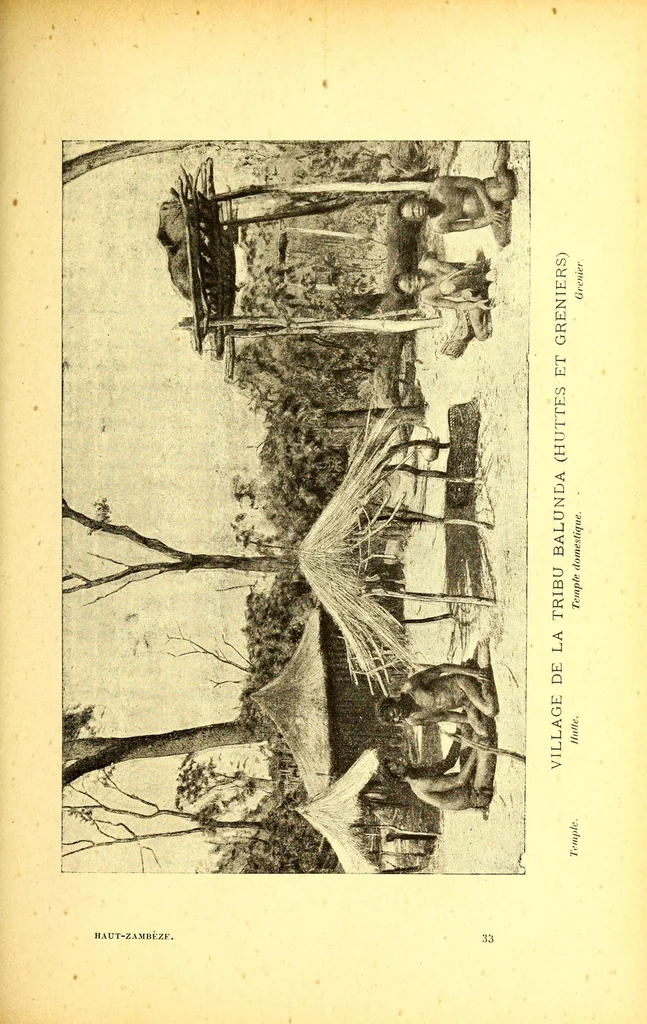 An illustration from Sur le Haut-Zambèze; voyages et travaux de mission, 1899, leaf 565