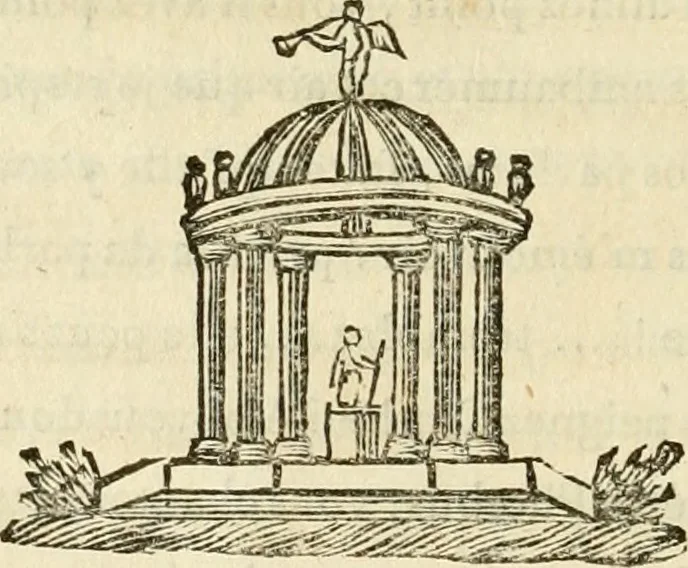 An illustration from Lettres sur l'Italie en 1785, 1788, leaf 407