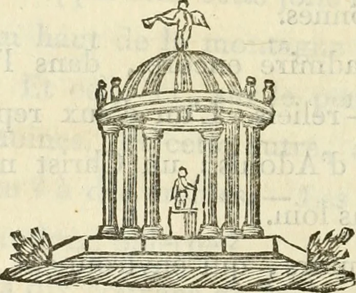 An illustration from Lettres sur l'Italie en 1785, 1788, leaf 531