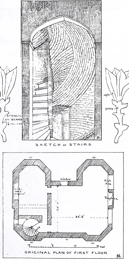 An illustration from Surrey archaeological collections, relating to the history and antiquities of the county, 1880, leaf 336