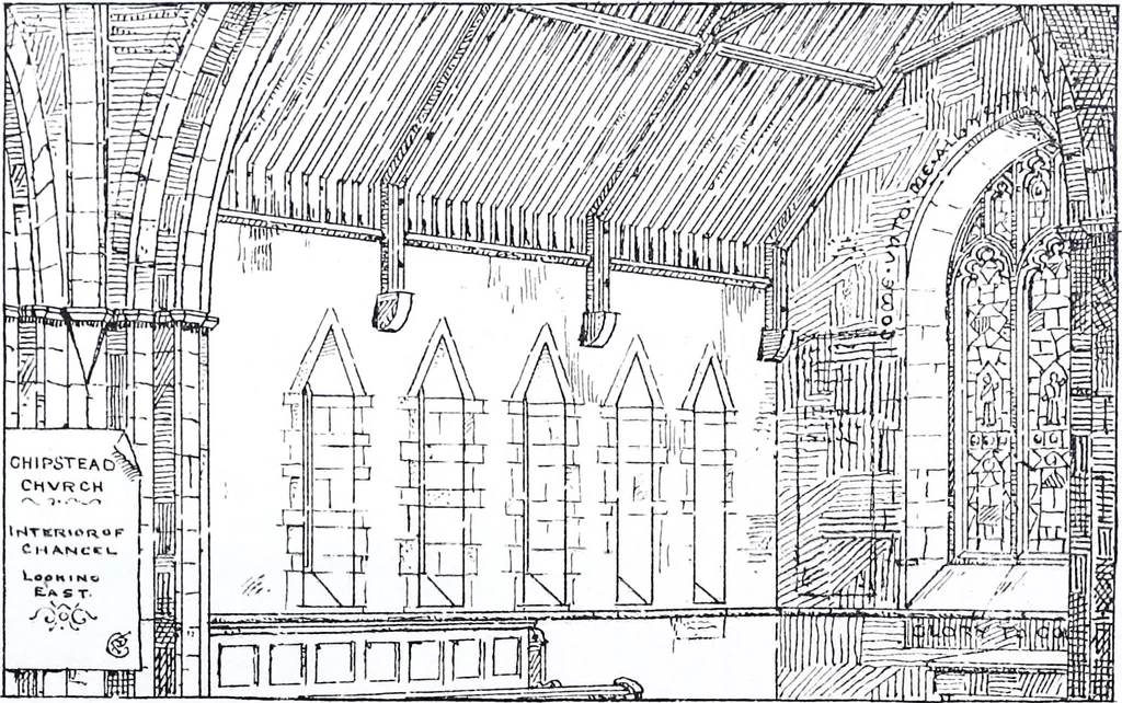 An illustration from Surrey archaeological collections, relating to the history and antiquities of the county, 1880, leaf 383