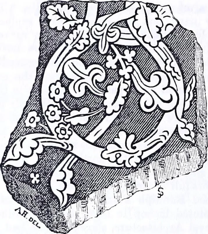 An illustration from Surrey archaeological collections, relating to the history and antiquities of the county, 1880, leaf 419